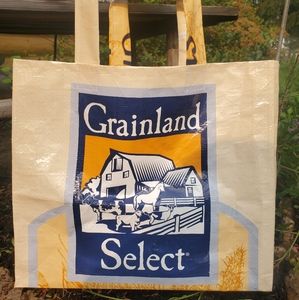 Upcycled Feed Bag Barn Tote